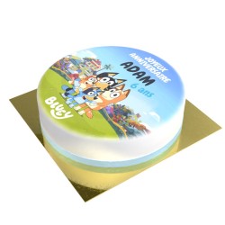 Gteau Bluey personnalisable -  20 cm. n1