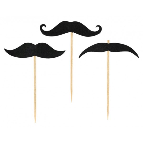 20 Pics dcoratifs Moustache 