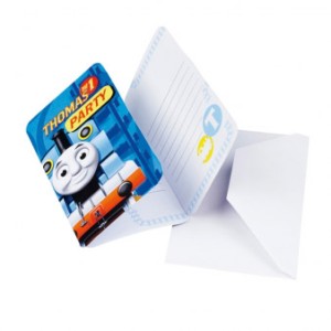 6 Invitations Thomas & Friends