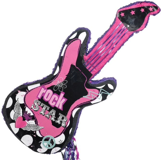 Pull Pinata Guitare Rock Star 