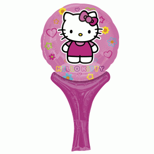 Ballon  main Hello Kitty