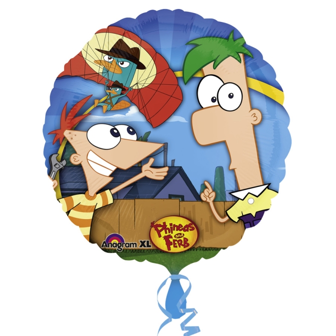 Ballon  Plat Phinas et Ferb 