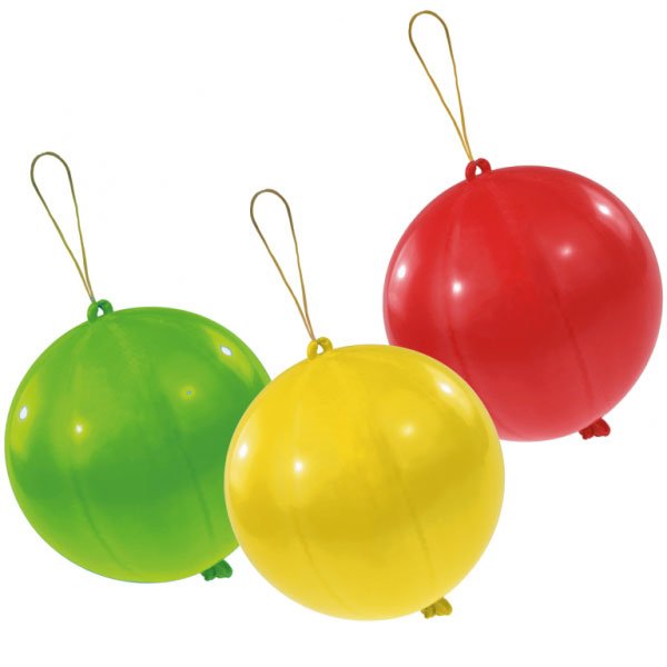 3 Ballons Punchball Multicolore 