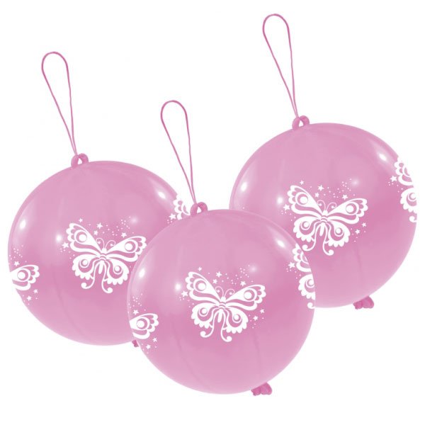 3 Ballons Punchball Papillon 