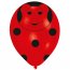 6 Ballons Figurine Coccinelle