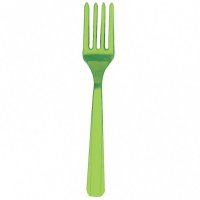 10 Fourchettes Vert Pomme