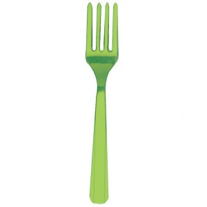 10 Fourchettes Vert Pomme