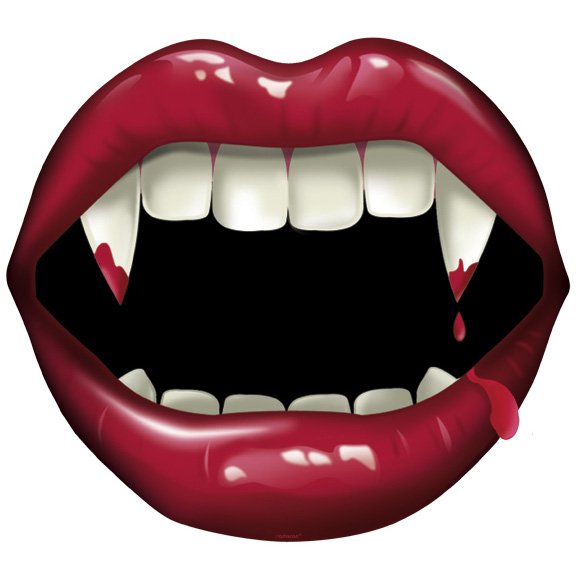 Dcoration Bouche de Vampire 