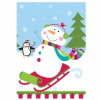 Nappe Joyeux Bonhomme de Neige