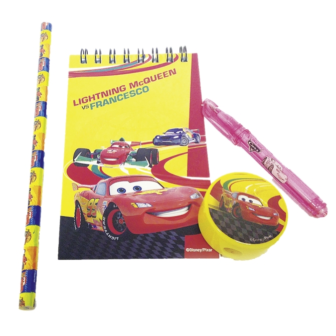 Kit Cadeau Papeterie Cars 