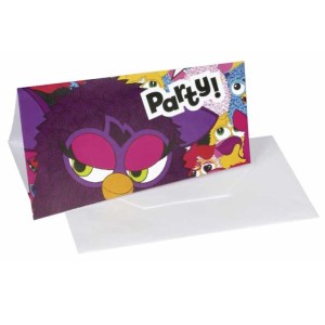 6 Invitations Furby