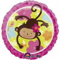 Ballon  Plat Monkey Love