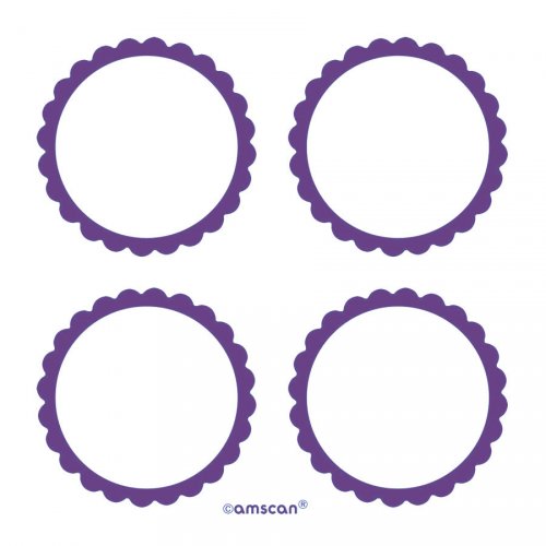 5 Planches d tiquettes Violet 