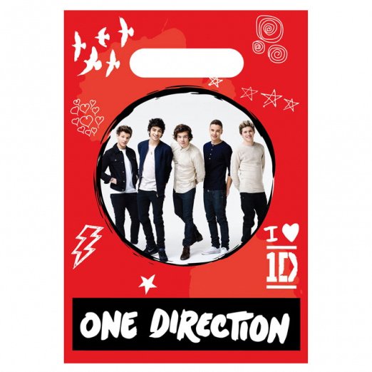 8 Pochettes cadeaux One Direction 