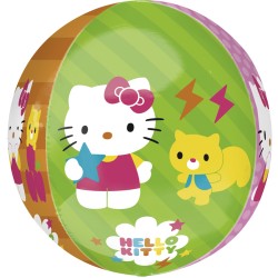 Ballon orbz Gonfl  l Hlium Hello Kitty. n1