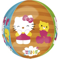 Ballon orbz Gonfl  l Hlium Hello Kitty. n2