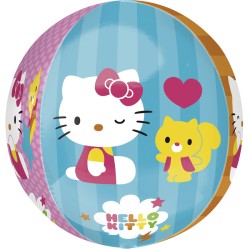 Ballon orbz Gonfl  l Hlium Hello Kitty. n3