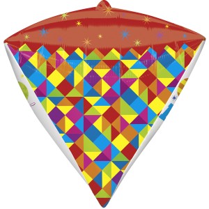 Ballon gant Happy Birthday Diamant