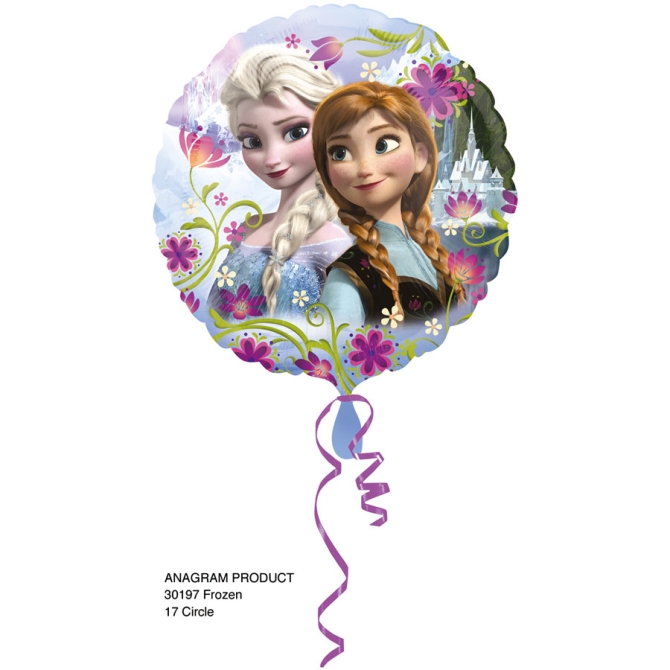 Ballon Hlium La Reine Des Neiges Fleurs 