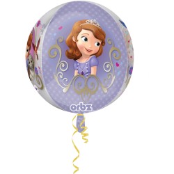 Ballon Orbz Gonfl  l Hlium Princesse Sofia. n1