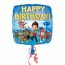 Ballon  Plat Pat Patrouille Happy Birthay
