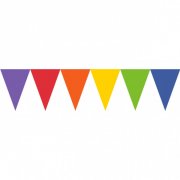 Guirlande 24 Fanions Rainbow