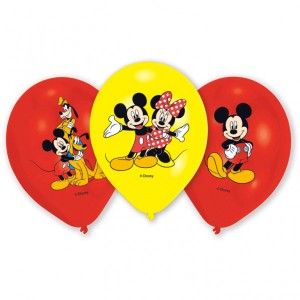 6 Ballons Mickey Mouse et ses amis