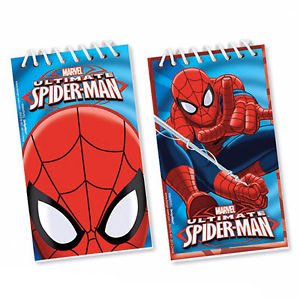 12 Bloc-notes Spiderman 