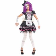 Déguisement Halloween Doll Rose/Noir