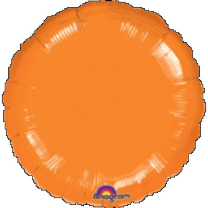 Ballon Disque Orange Mtal (43 cm) 