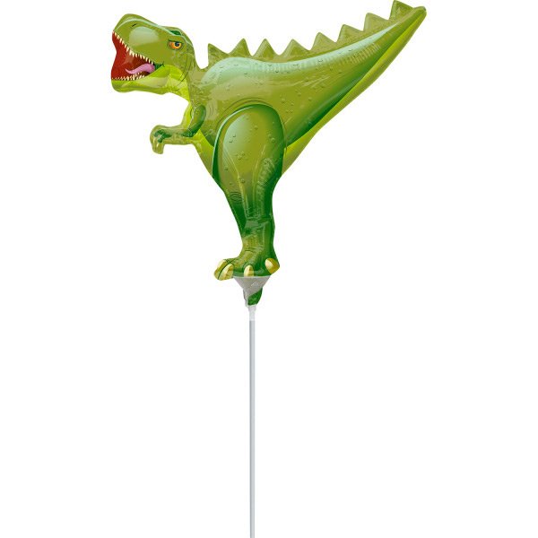 Ballon sur Tige Silhouette Dino T-Rex 