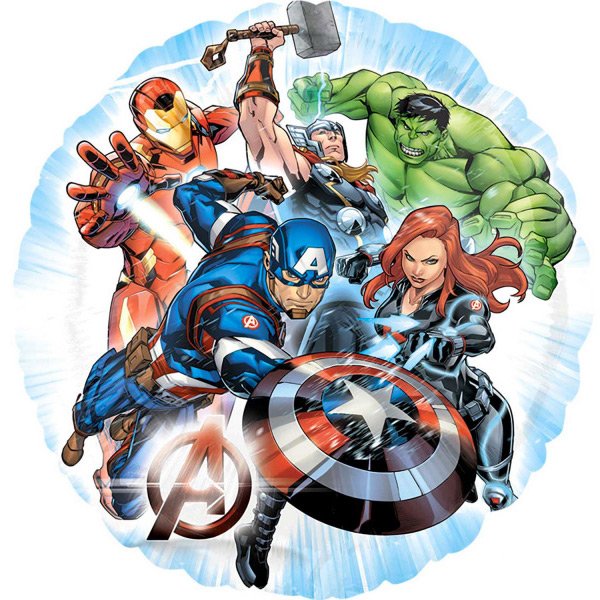 Ballon  Plat Avengers Rassemblement 
