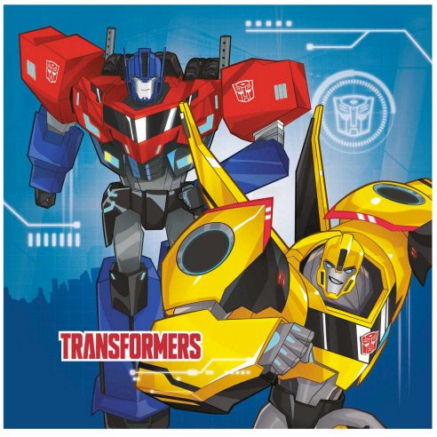 20 Serviettes Transformers RID 