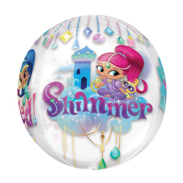 Ballon Orbz Gonfl  l Hlium Shimmer et Shine 