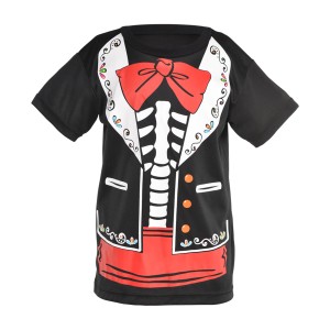 Tee-Shirt Dia de Muertos (Calavera) - Taille 8/10 ans