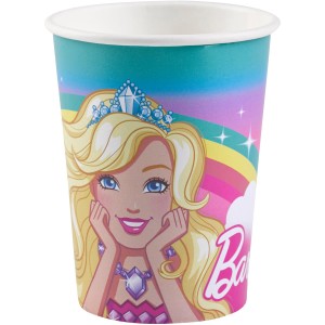 8 Gobelets Barbie Licorne