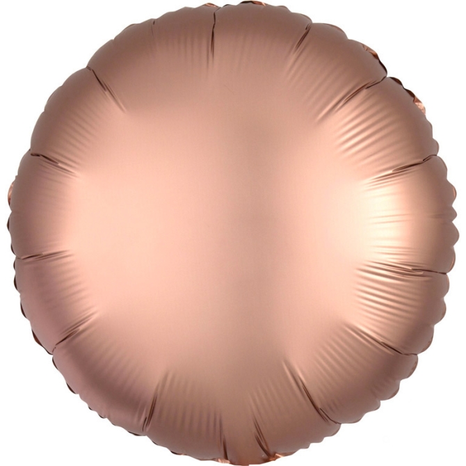 Ballon Disque Satin Rose Gold (43 cm) 