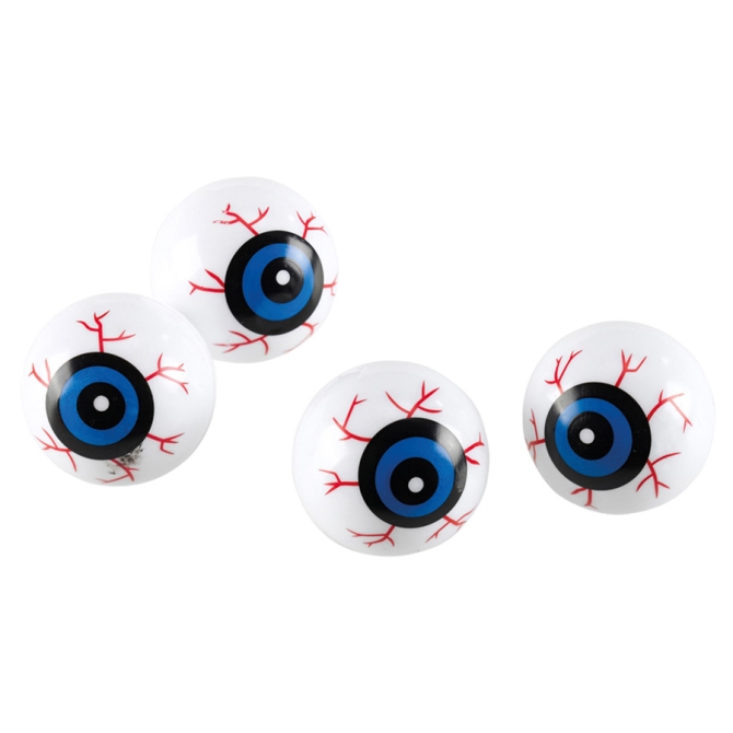 6 Balles Yeux Ensanglantés (3 cm) 