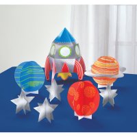 Kit 8 Dco de Table Espace 3D