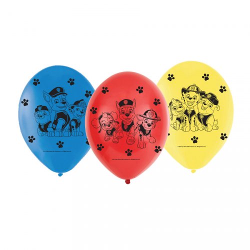 6 Petits Ballons Pat Patrouille Friends 