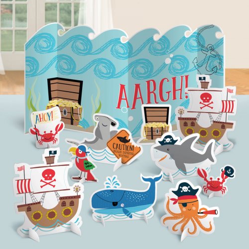 11 Deco De Table 3d Pirate Birthday Pour L Anniversaire De Votre Enfant Annikids