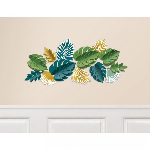 Kit Deco 13 Feuilles Exotiques Pour L Anniversaire De Votre Enfant Annikids