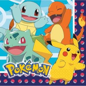 16 Serviettes Pokmon Friends