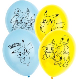 6 Ballons Pokémon Friends