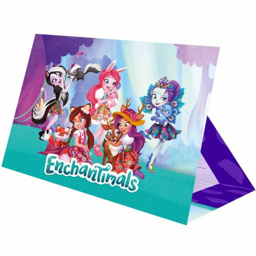 8 Invitations Enchantimals Anniversaire Enfant Annikids