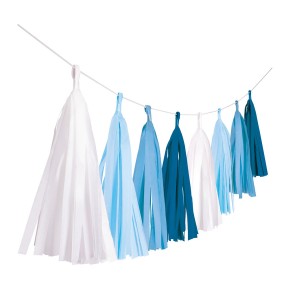 Guirlande Tassel Bleu