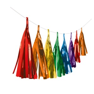 Guirlande Tassel Arc-en-ciel