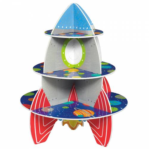 Presentoir A Cupcakes Fusee Decorations Anniversaire Annikids