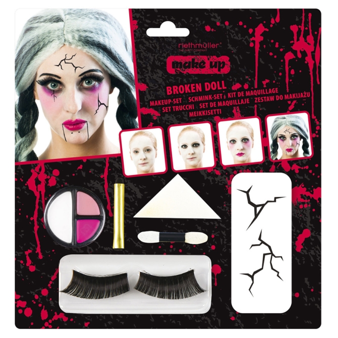 Kit Maquillage Poupe Effrayante 