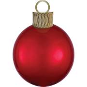 Ballon Orbz Boule de Noël Rouge